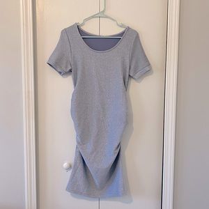 KIM S Glitter Maternity Bodycon Dress